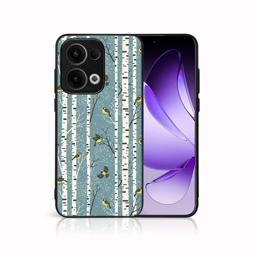 MY ART Kryt s vianočným dizajnom Oppo Reno13 5G BIRCH (072)