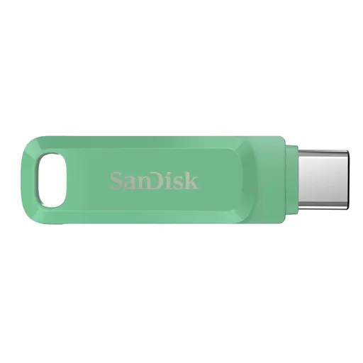 SanDisk Flash Disk 64GB Ultra Dual Drive Go, USB-C 3.2, Zelená
