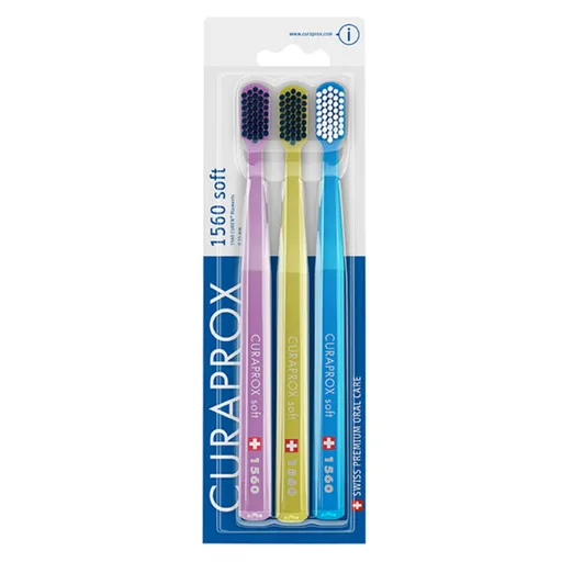 CURAPROX zubné kefky 1560 soft 3 kusy