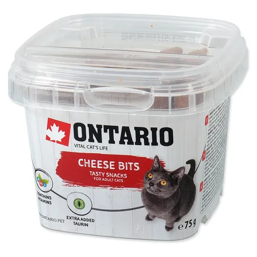 ONTARIO Syrové vankúšiky pre mačky 75 g