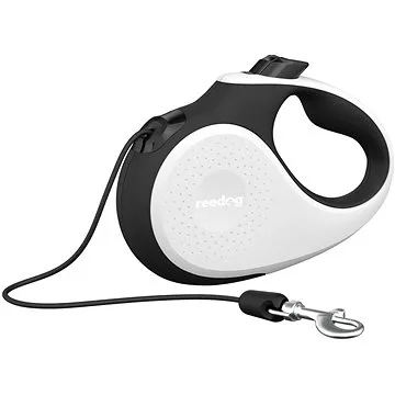 Reedog Senza Premium samonavíjacie vodítko XS 8 kg / 3 m lanko / bielo-čierne (8596067305032)