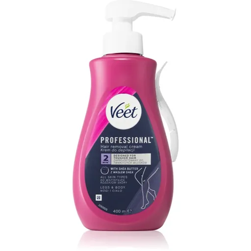 Veet Professional All Skin Types depilačný krém pre všetky typy pokožky 400 ml