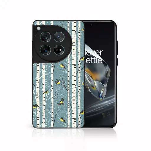 MY ART Kryt s vianočným dizajnom OnePlus 12 BIRCH (072)