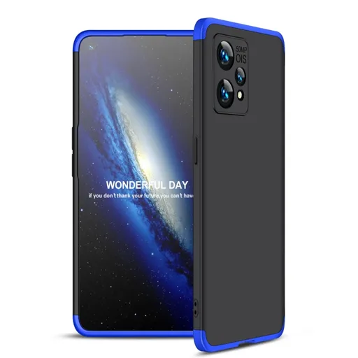 360° Ochranný kryt Realme 9 Pro+ / Realme 9 čierny-modrý