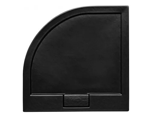 BESCO - Štvrťkruhová sprchová vanička AXIM - STONE EFFECT - Farba - Stone efect, Rozmer B - 80 cm, Rozmer C - 80 cm VANKAXIM80SR55