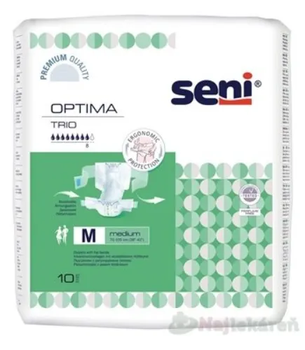 Seni OPTIMA TRIO Medium plienkové nohavičky 10ks