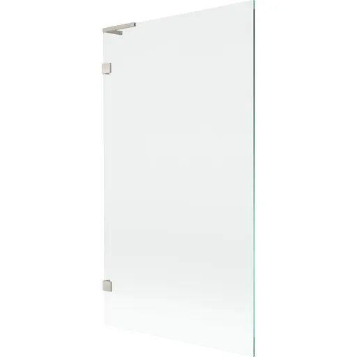 MEXEN/S - Lunar L vaňová zástena FIX 100 x 150, transparent, nikel kartáčovaný 897L-100-000-97-00