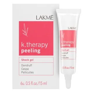 Lakmé K.Therapy Peeling Shock Gel šampónový peeling proti lupinám 6 x 15 ml