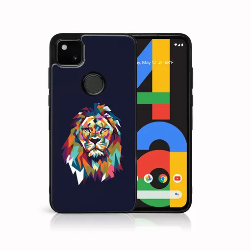 MY ART Silikónový kryt Google Pixel 4a LION (246)