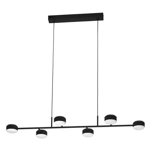 LED závesné osvetlenie Eglo CLAVELLINA čierna 900352