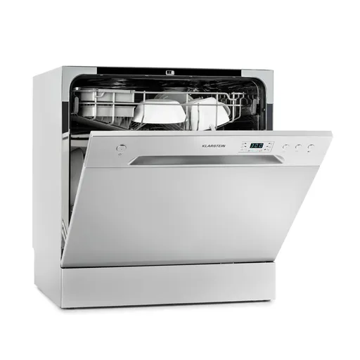 Klarstein Amazonia 8, umývačka riadu, 1620 W, na 8 súprav riadu, energet. trieda F, 49 dB, aquastop