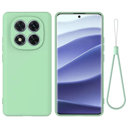 RUBBER Ochranný obal pre Xiaomi Redmi Note 15 Pro+ 5G / POCO M8 Pro 5G zelený