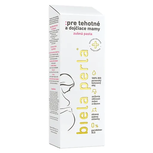 BIELA PERLA Špecializovaná zubná pasta pre tehotné a dojčiace mamy 75 ml