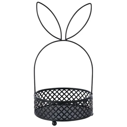 Altom Veľkonočný kovový košík s ušami, 19 x 19 x34 cm