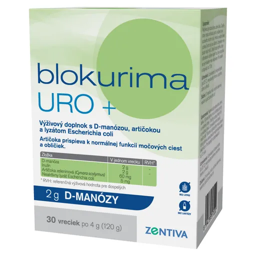 BLOKURIMA Uro + 2g D-manózy 30 vreciek
