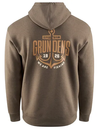 Grundéns mikina displacement dwr hoodie anchor otter heater - xl