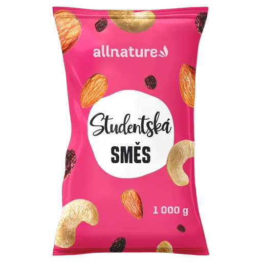 ALLNATURE Študentská zmes 1000 g
