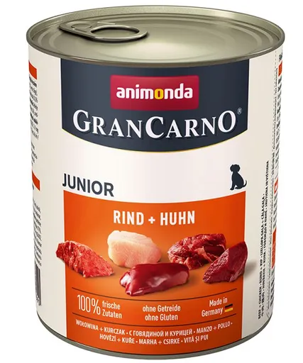 Animonda Gran Carno Junior hovädzie & kura 6 x 800 g