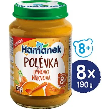 HAMÁNEK Tekvicová mrkvová polievka 8× 190 g (18595139797451)