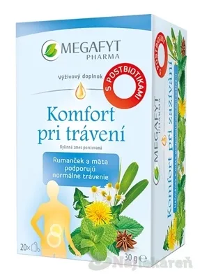 MEGAFYT Komfort pri trávení bylinná zmes porciovaná 20x1,5 g (30 g)