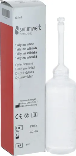serumwerk Klysma salinická (klyzma) klystír na výplach 135ml