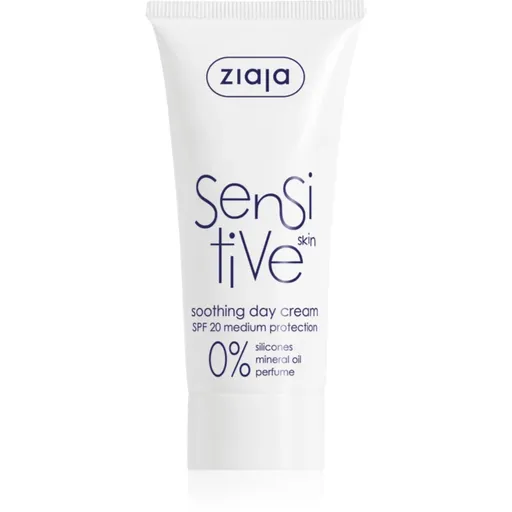 Ziaja Sensitive upokojujúci krém pre suchú pleť so sklonom k svrbeniu SPF 20 50 ml