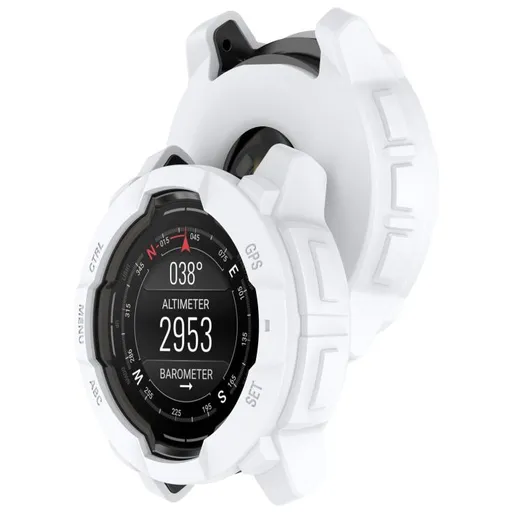 TPU HALF COVER Kryt pre Garmin Instinct 3 45mm biely