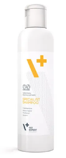 VetExpert Specialist Shampoo šampón pre psy a mačky so sklonom k bakteriálnej dermatitíde a kožným plesniam 250ml
