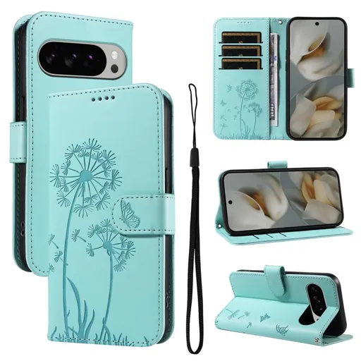 ART DANDELION Peňaženkové puzdro pre Google Pixel 10 Pro XL svetlozelené