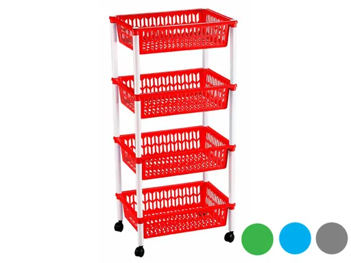 HEIDRUN - Vozík 4 poschodia Guapissimo, rôzne farby