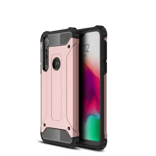 TOUGH Ochranný kryt Motorola One Macro / Motorola G8 Play ružový