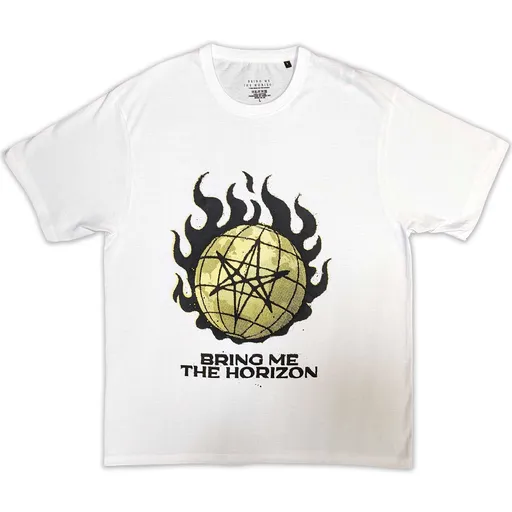 Bring me the horizon tričko Globe Yellow Žltá S