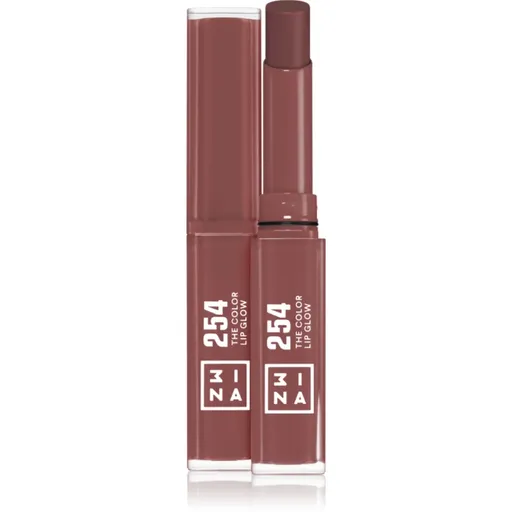 3INA The Color Lip Glow hydratačný rúž s leskom odtieň 254 - Vintage Rose 1.6 g