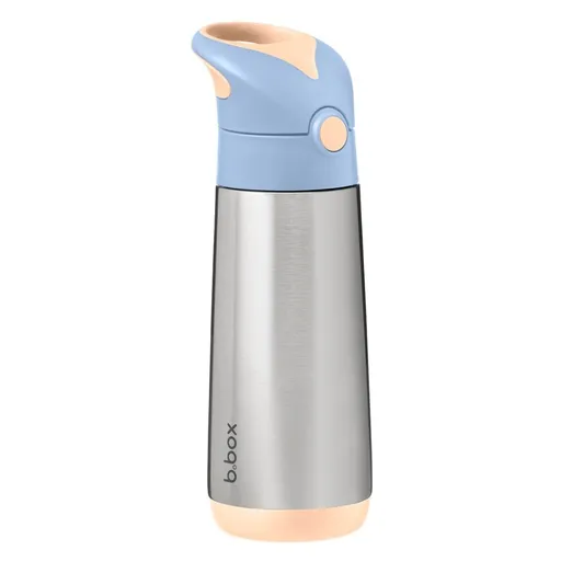 B.BOX Termoska na pitie so slamkou broskyňová 12m+ 500 ml