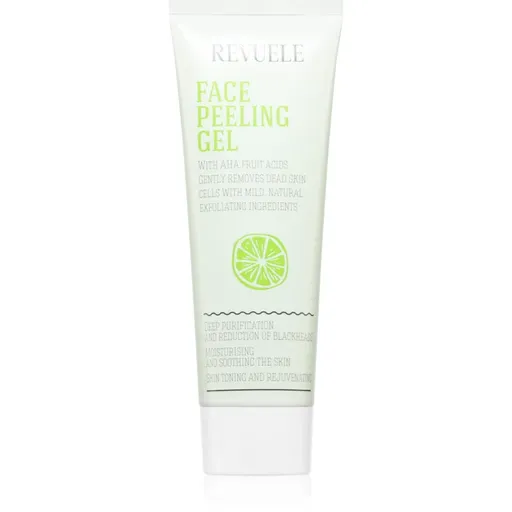 Revuele Face Peeling Gel AHA Fruit Acids čistiaci pleťový peeling proti čiernym bodkám 80 ml