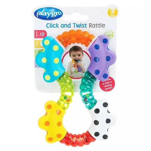 PLAYGRO Hryzátko pohyblivá dážďovka