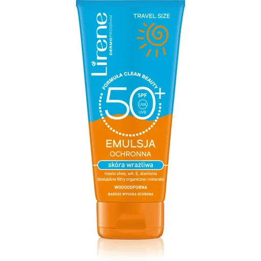 Lirene Sun care upokojujúca ochranná emulzia pre citlivú pleť SPF 50+ 90 ml