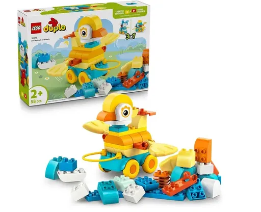 LEGO Duplo 3v1: Zvieratká na kolieskach 10448
