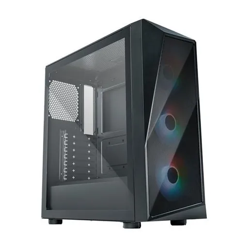 Cooler Master case CMP 520, ATX, Priehľadná bočnica, 3x 120mm ARGB Fan, Čierna