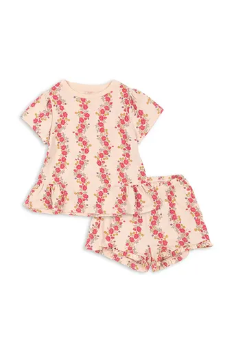 Detská bavlnená súprava Konges Sløjd FAMO FRILL SET GOTS