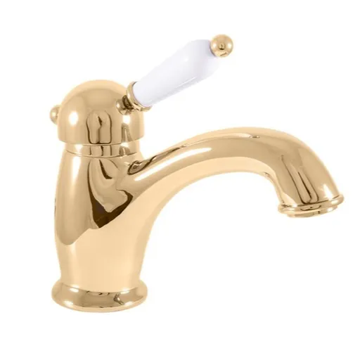 RAV SLEZÁK Labe umývadlová batéria bez výpuste v zlatom prevedení L526.5Z