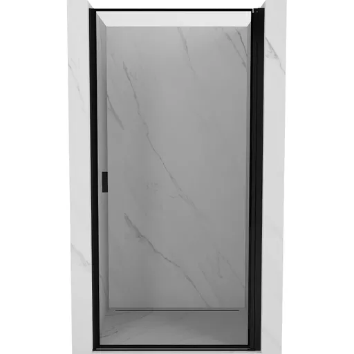 MEXEN - MIST dverná časť (1d) 70x200 cm 6mm čierna, okraj, pravé 8A2-070-000-70-70-P