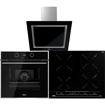 TEKA HLB 860 Black + TEKA HLC 8400 U-Black + TEKA DLV 68660 U-Black