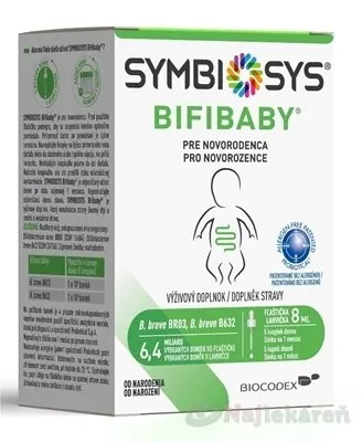 Simbyosis Bifibaby perorálne kvapky 8 ml