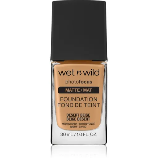 Wet n Wild PhotoFocus zmatňujúci fluidný make-up odtieň Desert Beige 30 ml