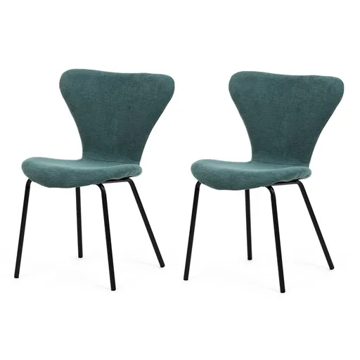 Sada jedálenských stoličiek CT-S8010 BLUE2, 2 ks