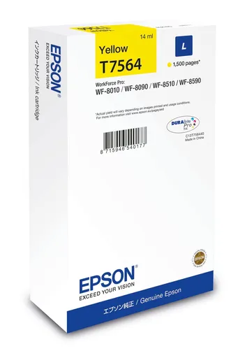 Epson T7564 L C13T75644N žltá (yellow) originálna cartridge