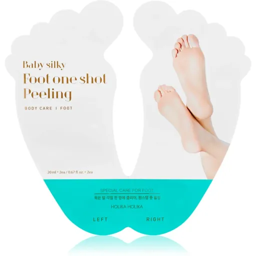 Holika Holika Baby Silky Foot exfoliačná maska na popraskané chodidlá + ponožky 2x20 ml
