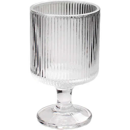 Toro Sklenený pohár na podstavci 250 ml, 6,8 x 6,8x 11 cm