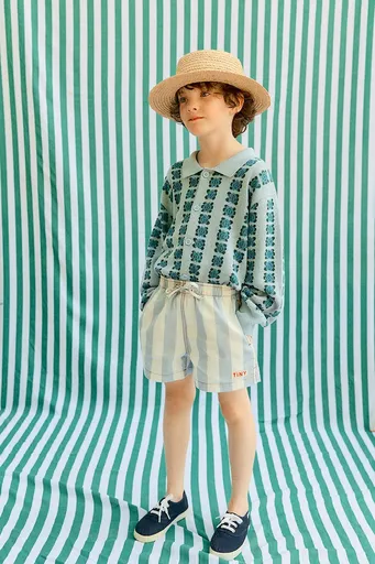 Detské bavlnené šortky Tinycottons STRIPES TWILL SHORTS